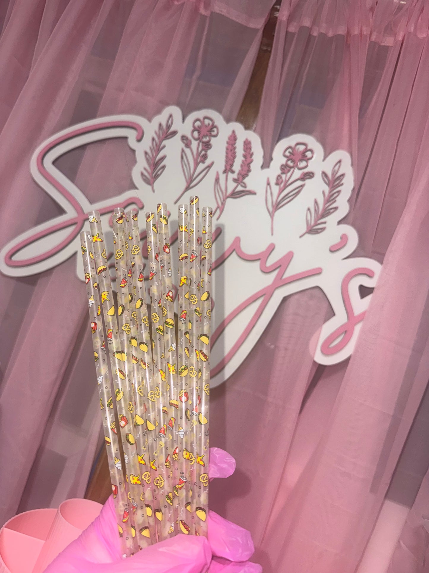 Printed Straws